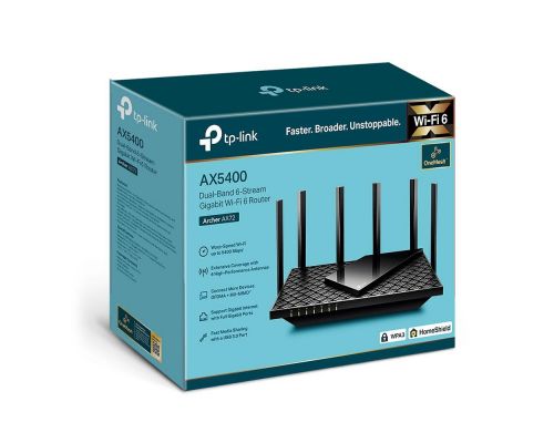 Безжичен рутер TP-Link Archer AX72, AX5400, 2.4/5 GHz, 574 - 4804 Mbps, Gigabit, image _ab__is.image_number.default