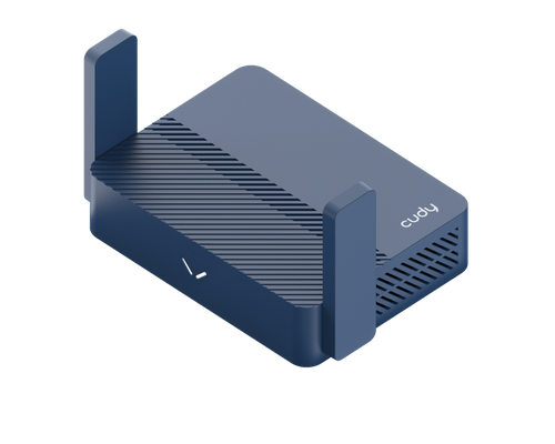 Безжичен рутер Cudy TR3000 VPN Travel router AX3000,2.5Ghz WAN,USB-C, 2 x антени,син, image _ab__is.image_number.default