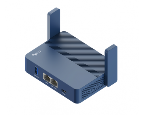 Безжичен рутер Cudy TR3000 VPN Travel router AX3000,2.5Ghz WAN,USB-C, 2 x антени,син, image _ab__is.image_number.default