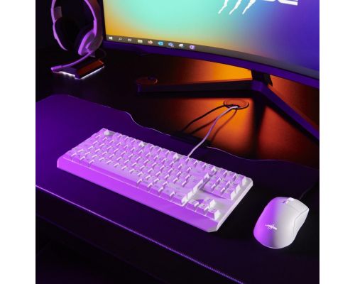 uRage "Exodus 220 TKL" Gaming Keyboard, white, image , 4 image
