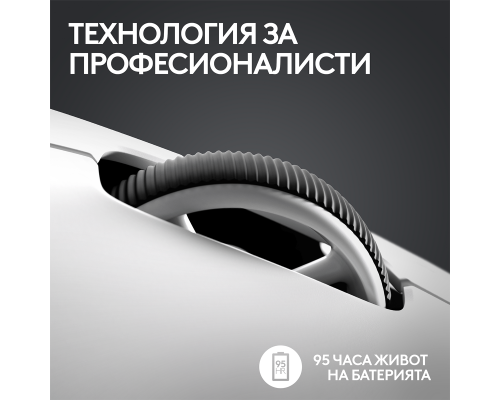 Gaming Mouse Logitech G Pro X Superlight 2 Wireless White, image , 5 image