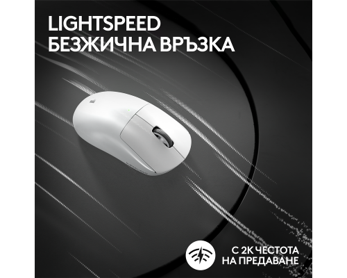 Gaming Mouse Logitech G Pro X Superlight 2 Wireless White, image , 4 image