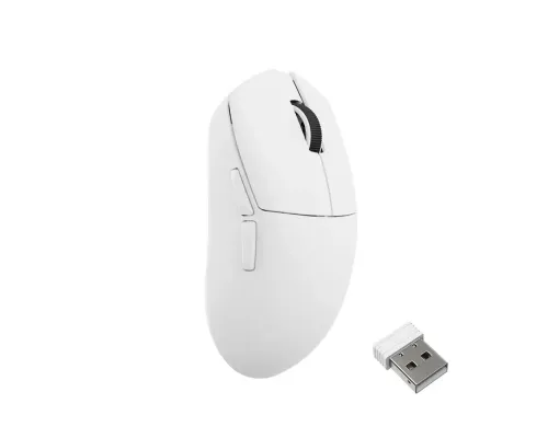 Геймърска Безжична мишка Lemokey G1 8K, Matte White, image _ab__is.image_number.default