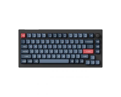 Механична клавиатура Keychron V1 MAX QMK 75% Carbon Black - Wireless, image _ab__is.image_number.default
