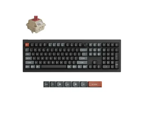 Безжична механичка клавиатура Keychron V6 Ultra 8K - Silk POM Switch Red, image 