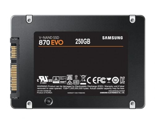 SSD SAMSUNG 870 EVO SATA 2.5”, 250GB, SATA 6 Gb/s, MZ-77E250B/EU, image 