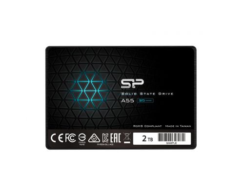 SSD SILICON POWER A55, 2.5", 2 TB, SATA3 3D NAND flash, image 
