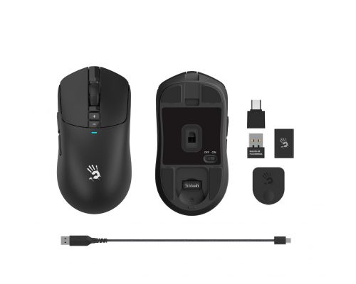Геймърска безжична оптична мишка A4tech Bloody R72 Pro - Black, image _ab__is.image_number.default