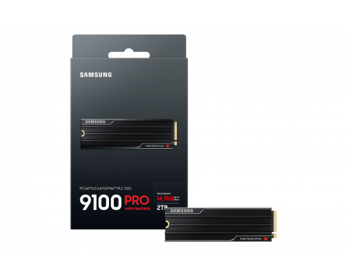 SSD SAMSUNG 9100 PRO 2TB, PCIe 5.0 NVMe M.2 Type 2280 Heatsink, image , 3 image