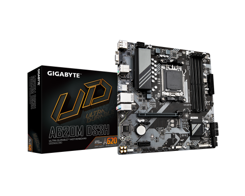 Motherboard GIGABYTE A620M DS3H socket AM5, image , 5 image