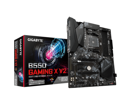 Motherboard GIGABYTE B550 GAMING X Socket AM4, 4 x DDR4, RGB Fusion, V2 (rev. 1.0), image 