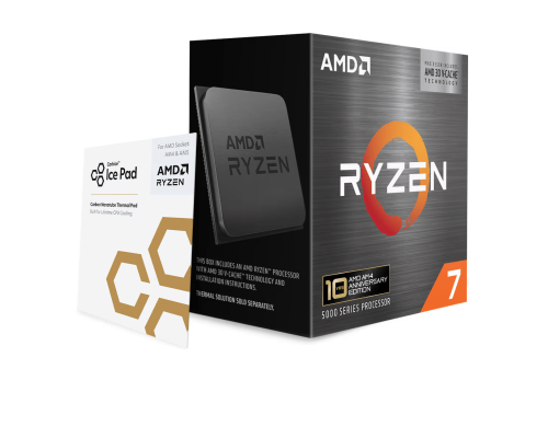 CPU AMD Ryzen 7 5800X3D, 8 Cores, 3.4GHz (Up to 4.5GHz), 96MB, 105W, AM4 +  Carbice Ice Pad, image 