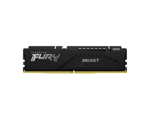 Memory Kingston FURY Beast Black 16GB DDR5 - KF564C32BBE-16, image 