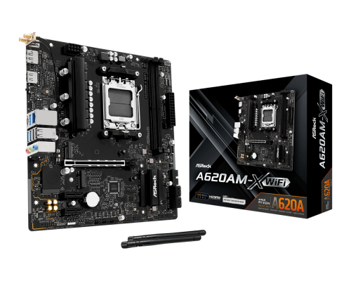 Motherboard ASRock A620AM-X WIFI, AM5, image , 5 image