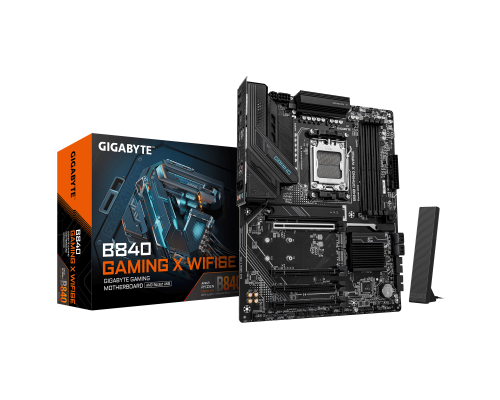 Motherboard GIGABYTE B840 GAMING X WIFI 6E socket AM5, image , 4 image