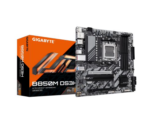 Motherboard GIGABYTE B850M DS3H socket AM5, image , 4 image