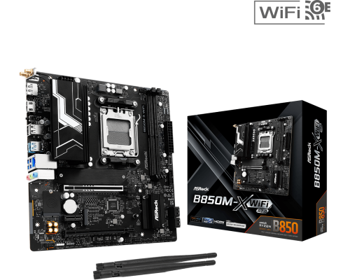 Motherboard ASRock B850M-X WiFi R2.0 socket AM5, image , 5 image
