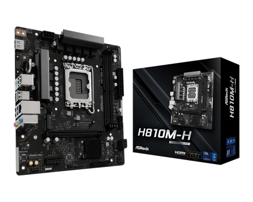 Motherboard ASRock B810M-H, LGA 1851, image , 5 image