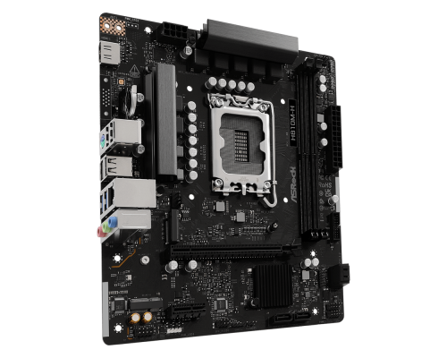 Motherboard ASRock B810M-H, LGA 1851, image , 2 image