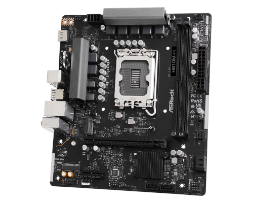Motherboard ASRock B810M-H, LGA 1851, image , 3 image