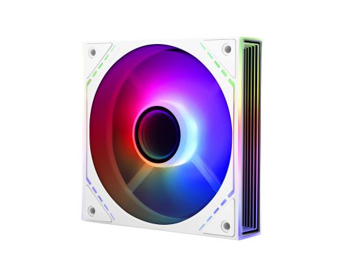 Thermalright Fan 120mm - TL-M12W-S - Infinity Mirror aRGB Lighting, White, image 