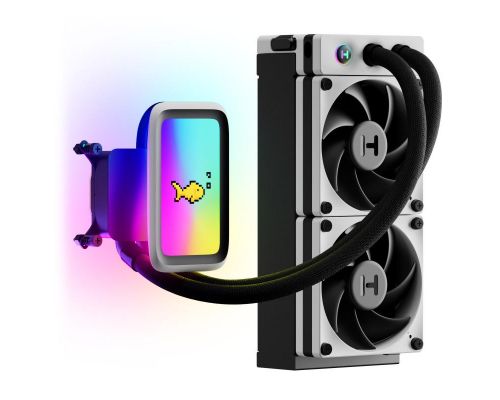 CPU AIO HYTE THICC Q60 with LCD Display, image , 2 image