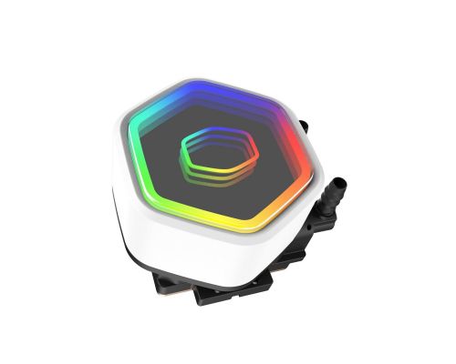 CPU AIO Cooler Master Master Liquid 240 Core II ARGB White Edition, image , 4 image