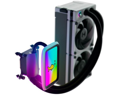 CPU AIO HYTE THICC Q60 with LCD Display, image , 3 image