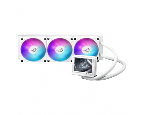Охладител за процесор ASUS ROG RYUJIN III 360 ARGB EXTREME White Edition 3.5" LCD Display, image 