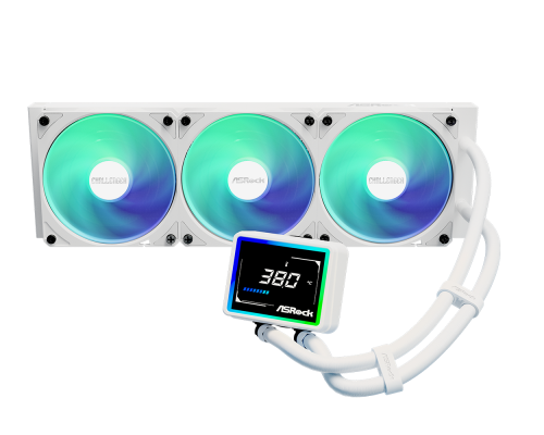 Охладител за процесор ASRock Challenger White 360 Digital, image 