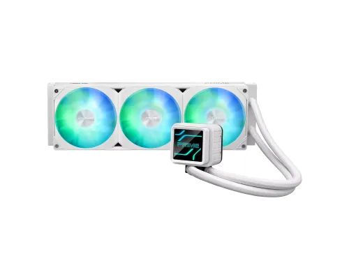 CPU AIO Liquid Cooler ASUS PRIME LC 360 ARGB White Edition, image 