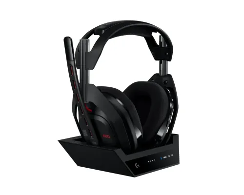 Logitech Astro A50 Lightspeed безжични слушалки с докинг станция, Черни, image 