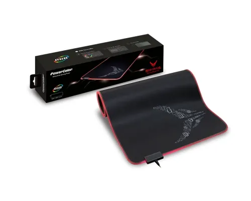 Mousepad PowerColor Red Devil RGB - XL, image , 3 image