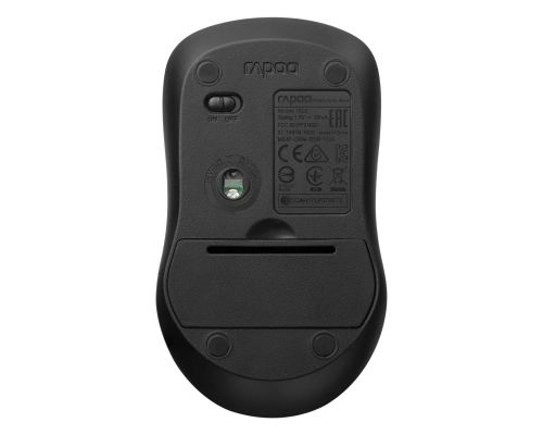 Wireless optical Mouse RAPOO 1680, Silent, 2.4GHz, Black, image , 5 image
