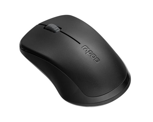 Wireless optical Mouse RAPOO 1680, Silent, 2.4GHz, Black, image , 2 image