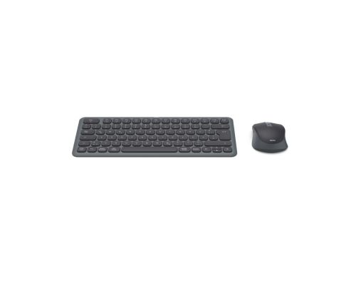 HAMA Wireless mini keyboard and mouse set "WKM-500", TKL, Cyrillic, image , 2 image