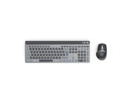 HAMA Wireless Keyboard-Mouse Set "WKM-750", Bluetooth & 2.4Ghz, Cyrillic, image 