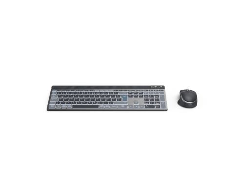 HAMA Wireless Keyboard-Mouse Set "WKM-750", Bluetooth & 2.4Ghz, Cyrillic, image , 2 image