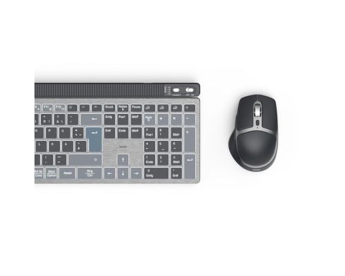 HAMA Wireless Keyboard-Mouse Set "WKM-750", Bluetooth & 2.4Ghz, Cyrillic, image , 5 image