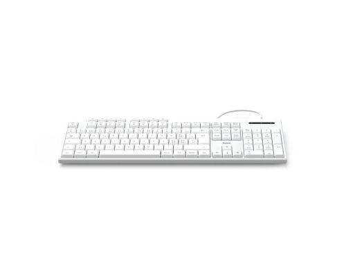 HAMA Жична клавиатура "CK-200", USB-A,USB-C, 8 мултимедийни клавиша, кирилизирана, бяла, image _ab__is.image_number.default