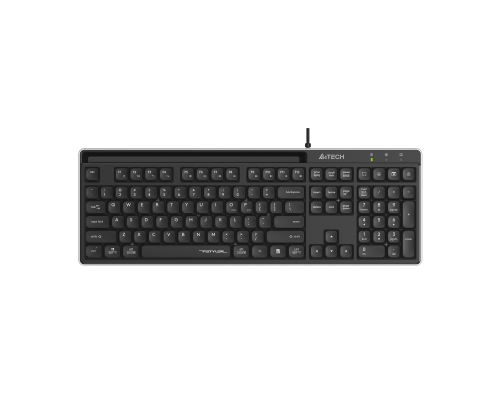 A4tech Fstyler FX72 Wired keyboard, low profile, scissor technology, Cyrillic, black, image 