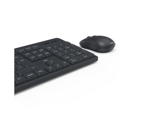 HAMA Wireless keyboard with mouse "WKM-200", 8 media keys, black, image , 4 image