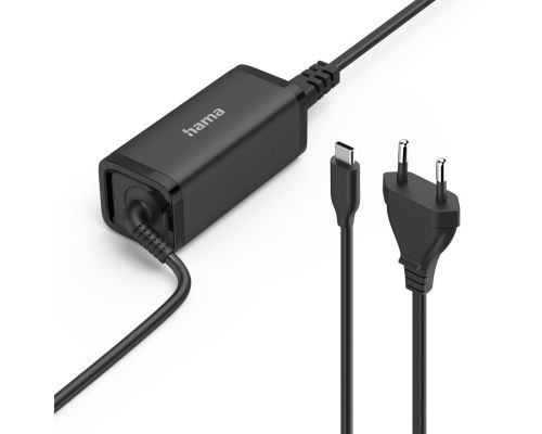 HAMA Зарядно за лаптоп, USB-C PD, GaN, 5-20V/65 W, image 