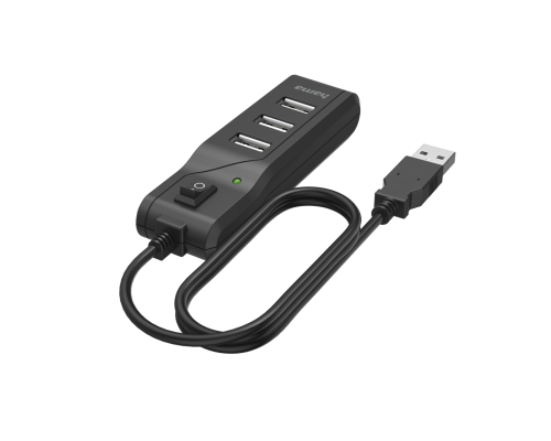 USB Hub, 4 Ports, HAMA-200118, image , 2 image