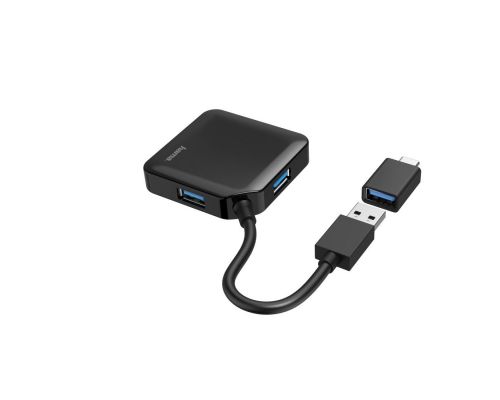USB Hub, 4 Ports, HAMA-200116, image , 2 image