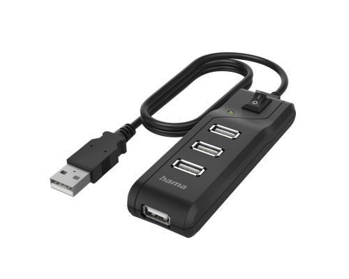 USB Hub, 4 Ports, HAMA-200118, image , 3 image