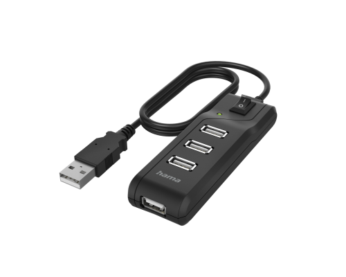 USB Hub, 4 Ports, HAMA-200118, image 