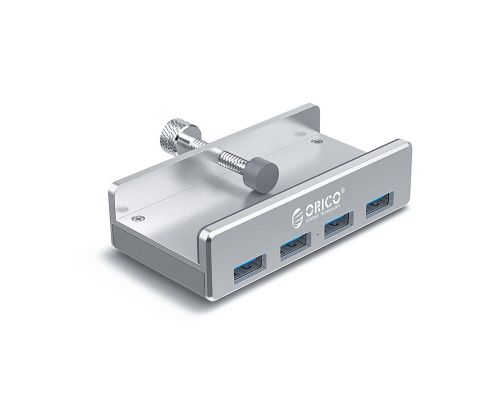 Orico USB 3.0 HUB Clip Type 4 port -  Aluminum - MH4PU-SV, image 