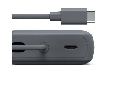 Hama “Travel” Power Pack with Cable, 10000mAh, 2 Outputs: 2x USB-C, anthracite, image , 5 image