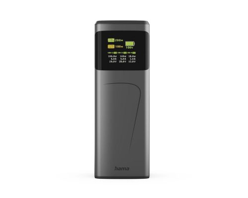 Hama “High Power” Power Pack, 200 W, 24000 mAh, 2x USB-C, USB-A, Quick Charging, image , 3 image